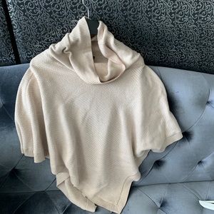 Casual sweater shawl